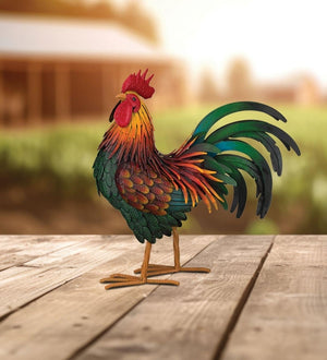 18" Rhode Island Red Rooster Decor MED 3