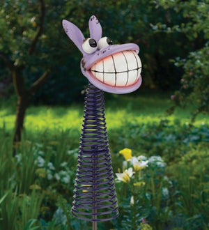 45.5" Smile Donkey Garden Stake 3