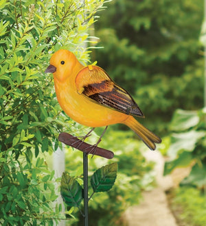 36" Songbird Oriole Garden Stake 3