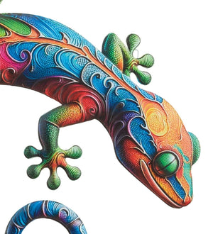 16" Burano Multicolor Gecko Decor 2