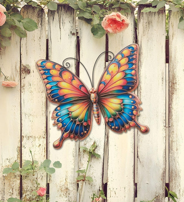 20" Sunrise Butterfly Wall Décor 3