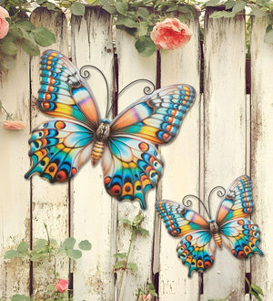 12" Multicolor Butterfly Wall Decor 3