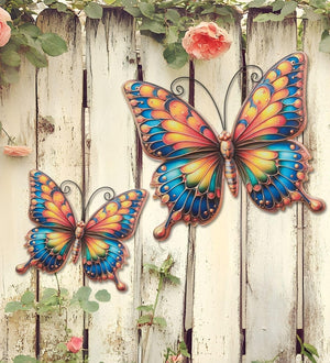 12" Sunrise Butterfly Wall Decor 3
