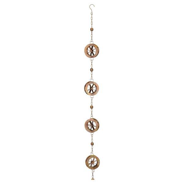 100" Water Wheel Rain Chain 3