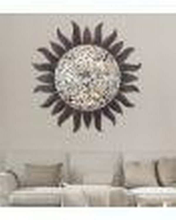36" Copper Dazzle Sun Wall Decor 2