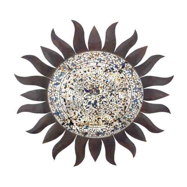 36" Copper Dazzle Sun Wall Decor 1