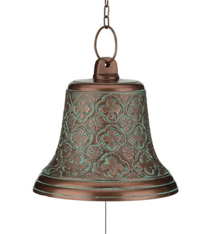 9.75" Copper Patina Wind Bell 2