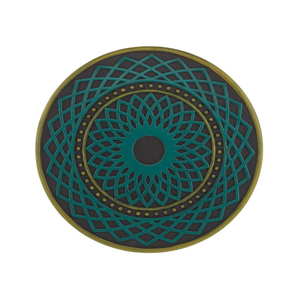 12" Kaleidoscope Stepping Stone 1