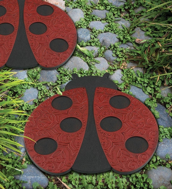 13" Ladybug Stepping Stone 3