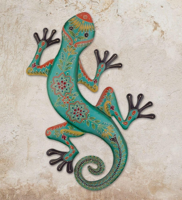24" Maha Seafoam Gecko Decor 2