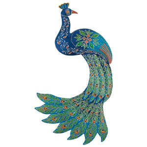 26" Peacock Green Wall Decor 1