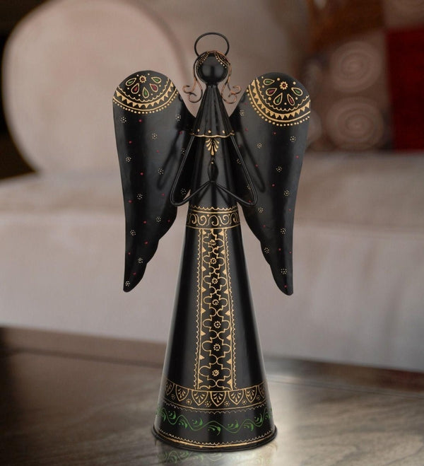 23" Henna Black/Gold Angel Decor 2