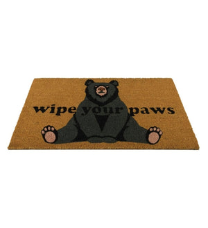 18" x 30" Coir Bear Doormat 2