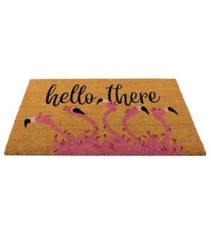 18" x 30" Coir Flamingo Doormat 2