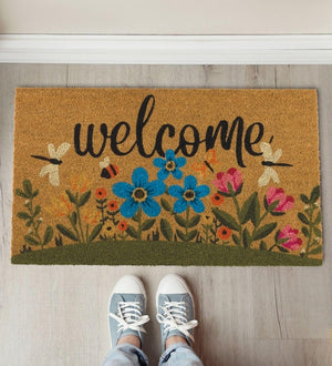 18" x 30" Flowers Doormat Coir 3