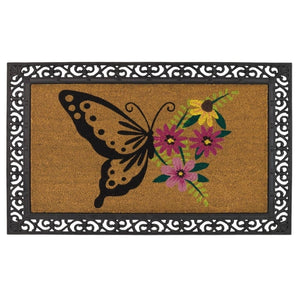 24" x 36" Coir Butterfly Doormat 1