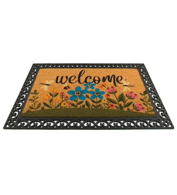 24" x 36" Coir Flower Doormat LED 2