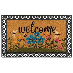 24" x 36" Coir Flower Doormat LED 1