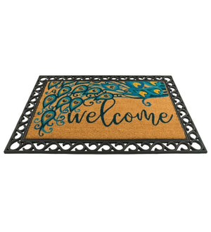 24" x 36" Coir Peacock Doormat LED 2