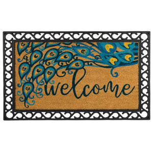 24" x 36" Coir Peacock Doormat LED 1