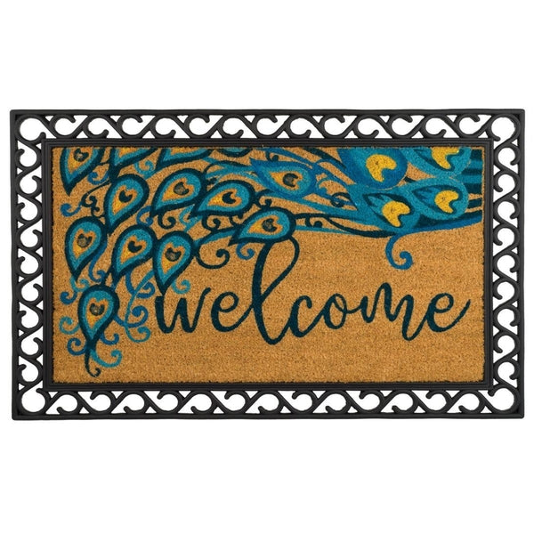 24" x 36" Coir Peacock Doormat LED 1