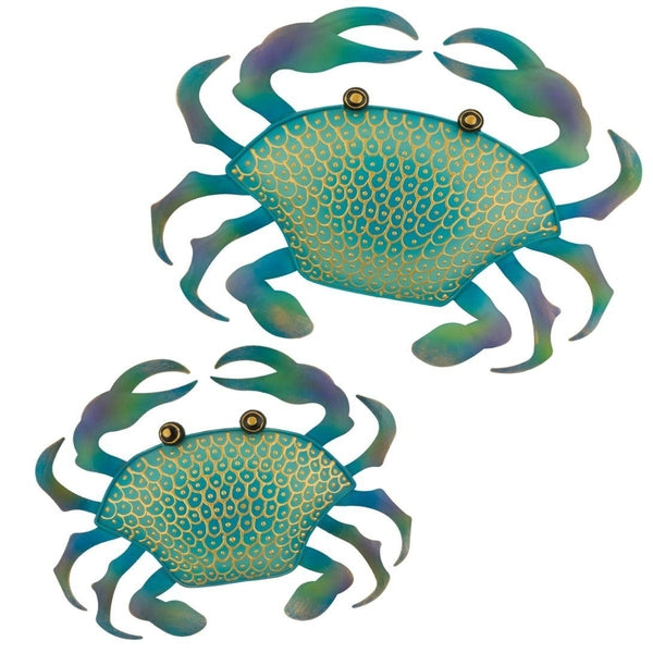 13.75" Crab Wall Decor (Set of 2) 1