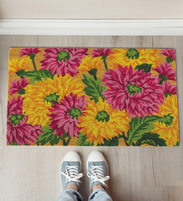 18" x 30" Dahlia Doormat Coir 3