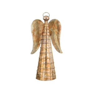 16" Gold Flame Angel Decor 1