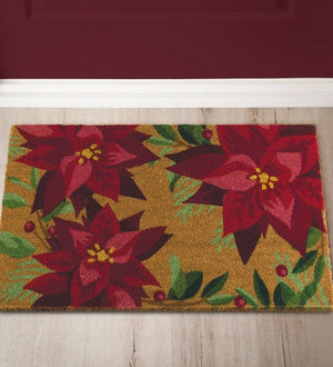 18" x 30" Coir Poinsettia Doormat 3