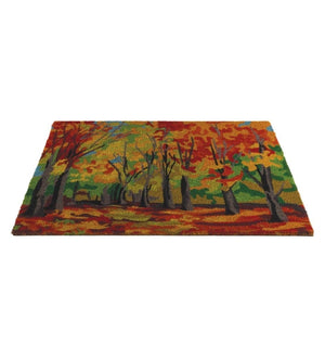 18" x 30" Coir Fall Trees Doormat 2