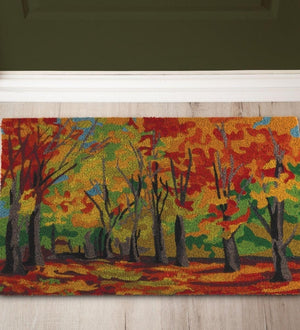 18" x 30" Coir Fall Trees Doormat 3