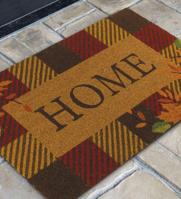 18" x 30" Coir Plaid Doormat 3