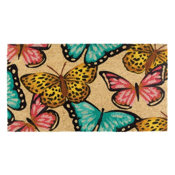 18" x 30" Butterfly Doormat Coir 1