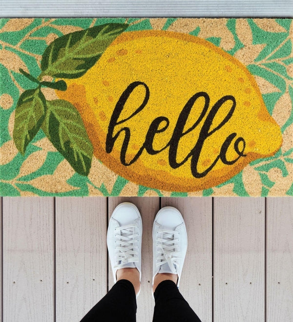 18" x 30" Lemon Doormat Coir 3