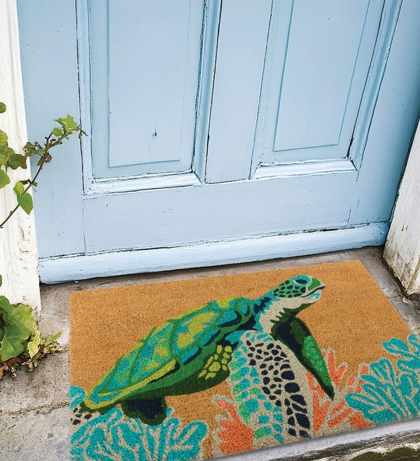 18" x 30" Coir Sea Turtle Doormat 3