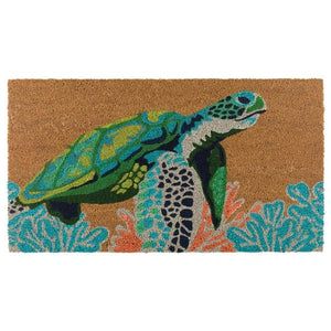 18" x 30" Coir Sea Turtle Doormat 1