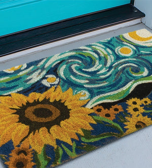 18" x 30" Van Gough Doormat Coir 3