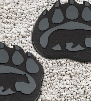 13" Bear Paw Stepping Stone 3