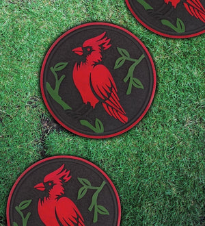 12" Red Cardinal Stepping Stone 3