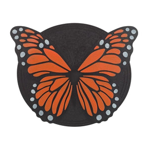 13.5" Orange Monarch Stepping Stone 1