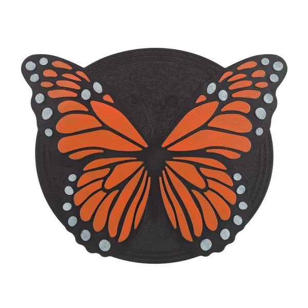 13.5" Orange Monarch Stepping Stone 1
