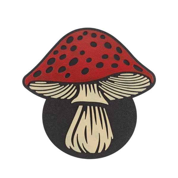 12.75" Red Mushroom Stepping Stone 1