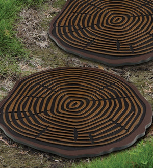13.25" Tree Rings Stepping Stone 3
