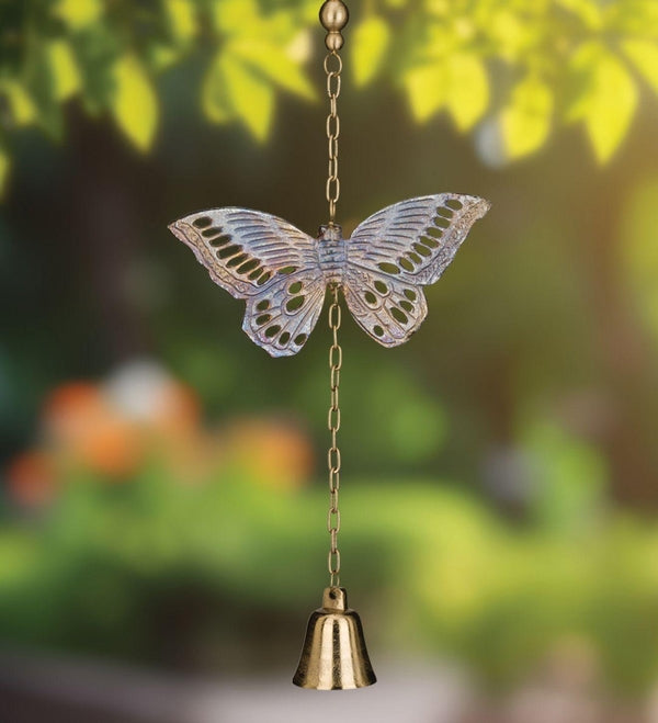 27.25" Butterfly Cast Garden Bell 3