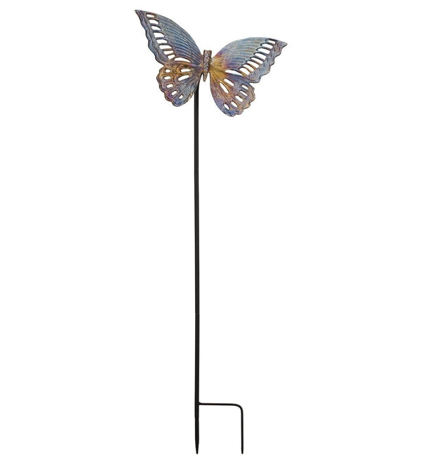 34.5" Cast Butterfly Garden Stake 2