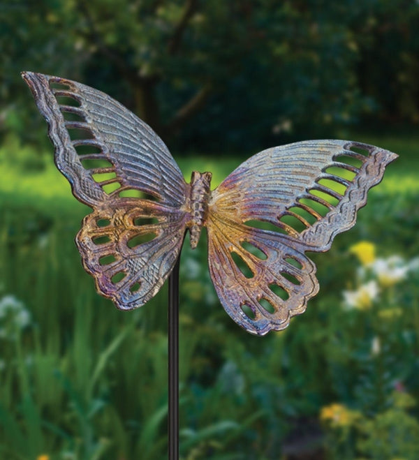 34.5" Cast Butterfly Garden Stake 3