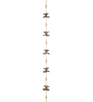 100" Cast Flower Rain Chain 2