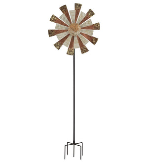 26" Copper Embossed Wind Spinner 2