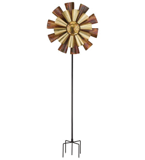 26" Copper Flame Wind Spinner 2