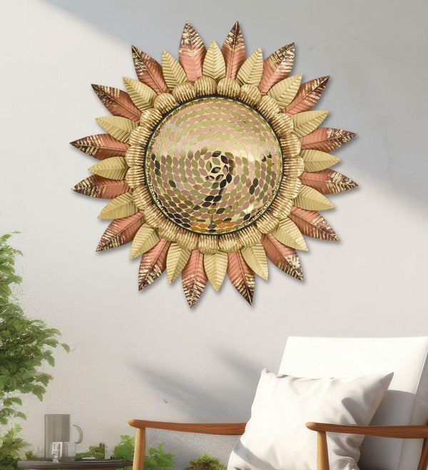 24" Copper Mosaic Metal/Glass Wall Décor 3